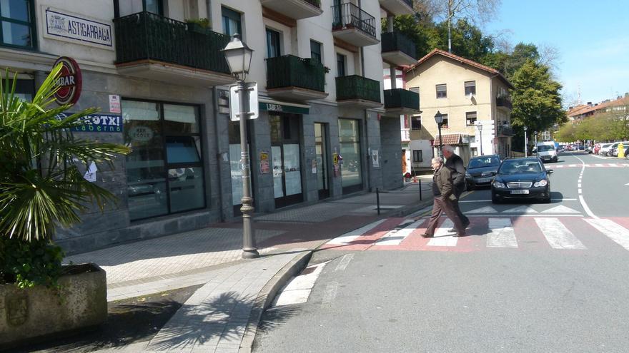 Astigarraga inicia la obra del bidegorri de Pelotari Kalea