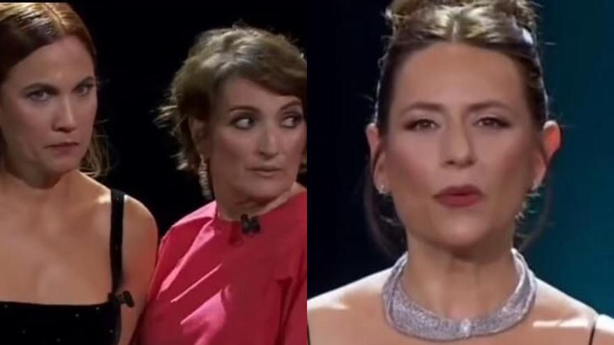 Itziar Ituño habla en euskera en el Zinemaldia y las presentadoras reaccionan: &quot;¿no querrás hacer un Ayuso?&quot;