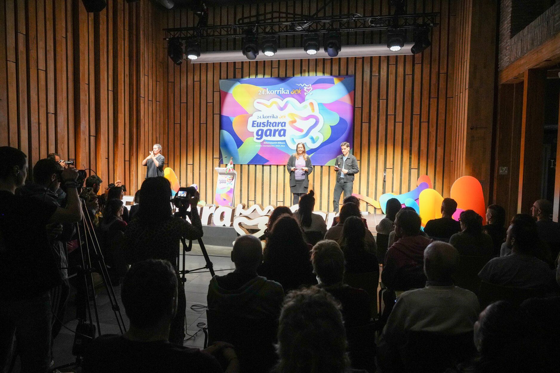 La presentación de la Korrika 2026, en imágenes