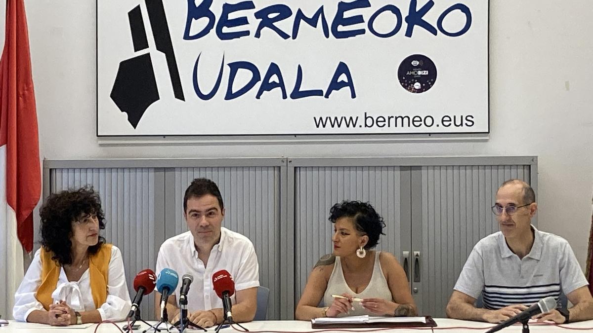 Pleno de Bermeo celebrado el pasado 23 de junio que hizo efectiva la renuncia de Asier Larrauri.