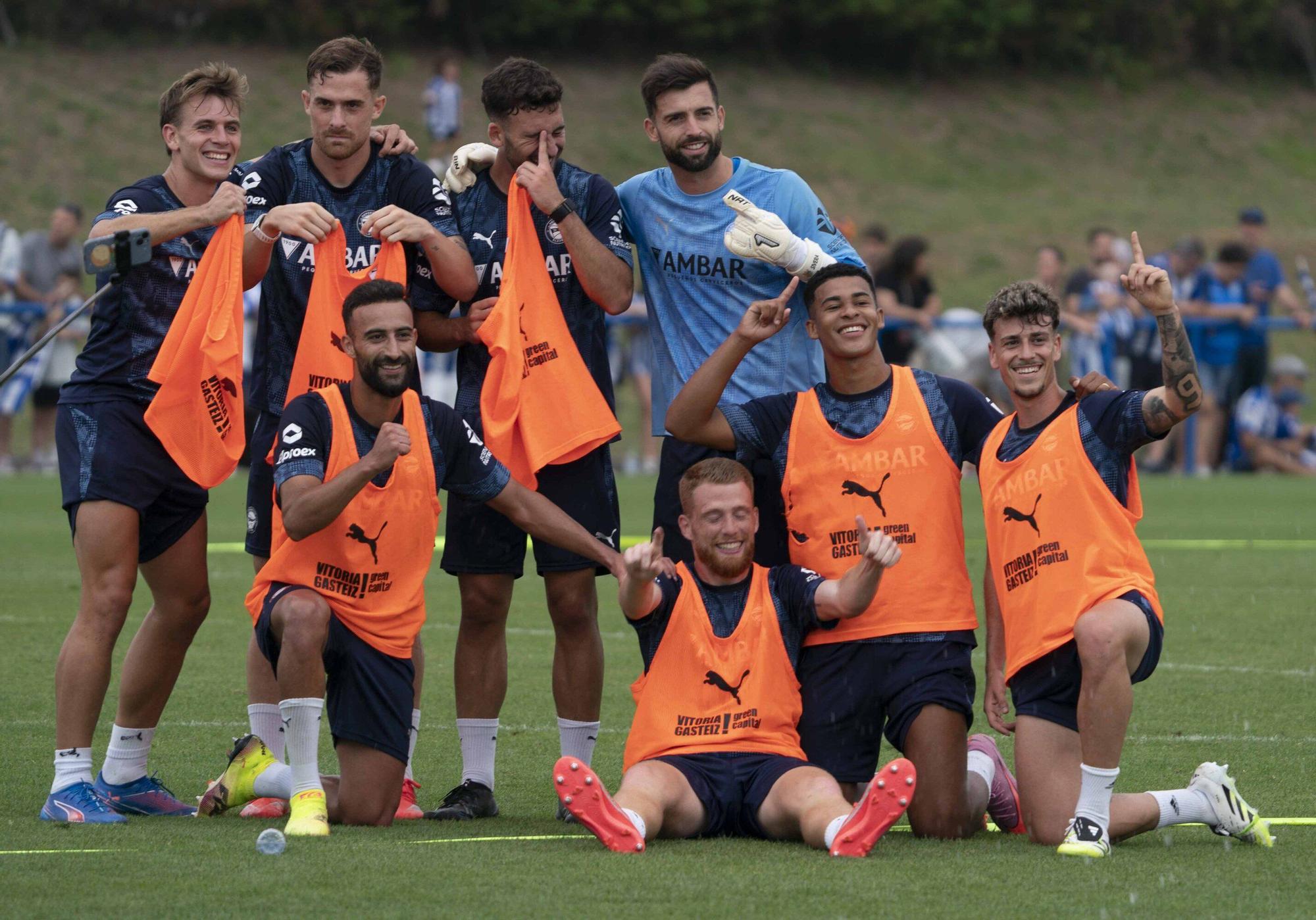 En imágenes: Una afición entregada al Alavés