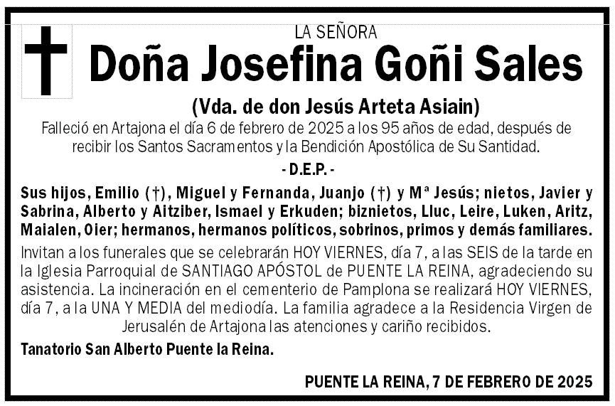 Josefina Goñi Sales