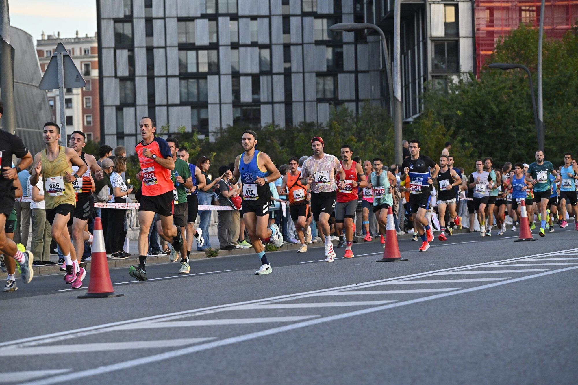 El Bilbao Night Marathon, en imágenes