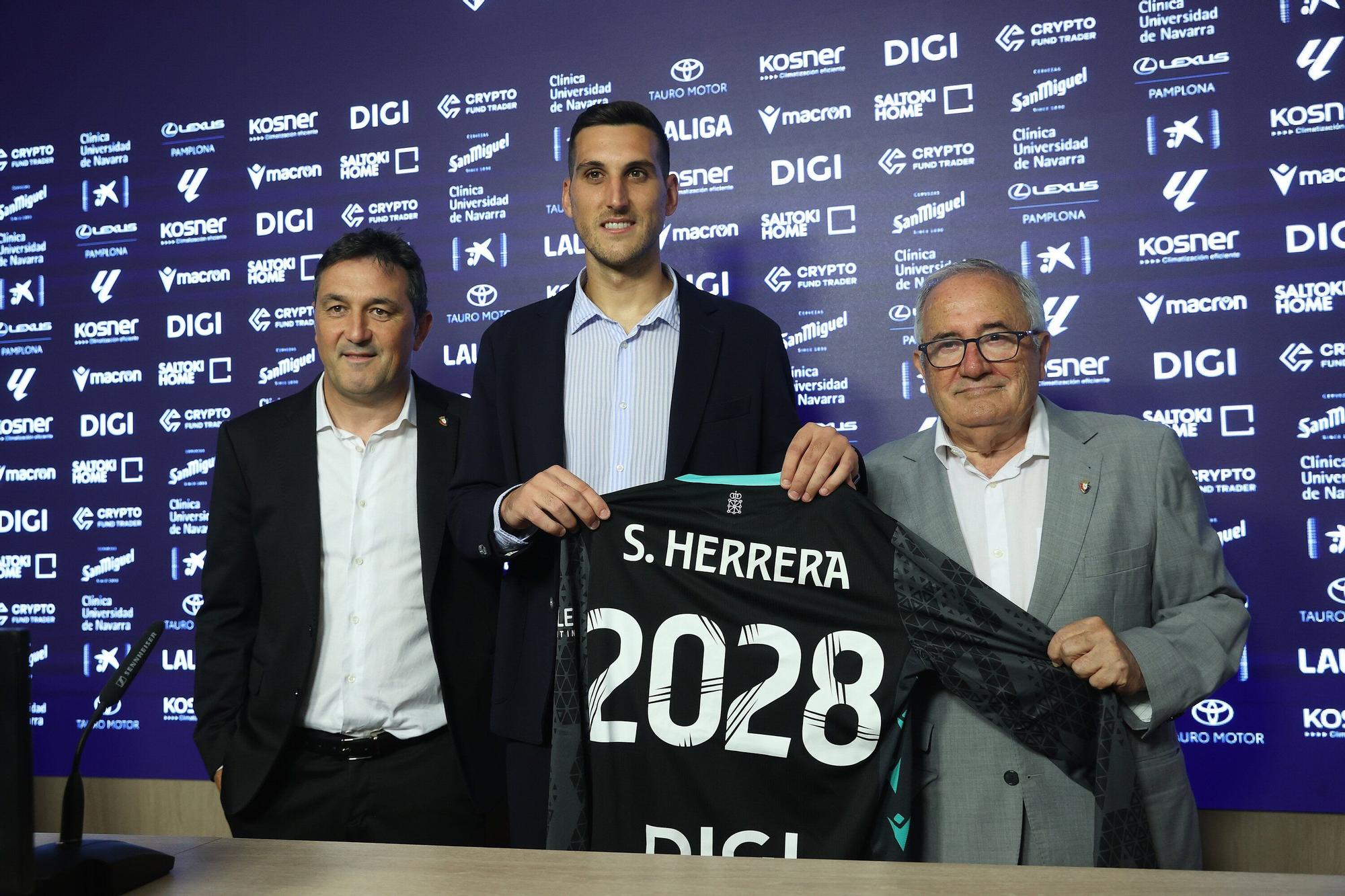 Rueda de prensa de la renovación de Sergio Herrera hasta 2028