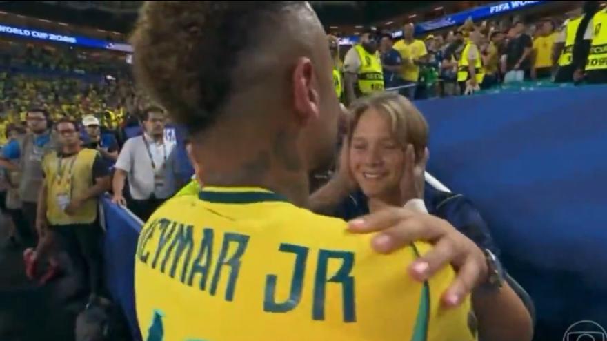 La escena viral del regreso de Neymar al Mundial 2026: la seguridad del estadio impidió que abrazara a su hijo