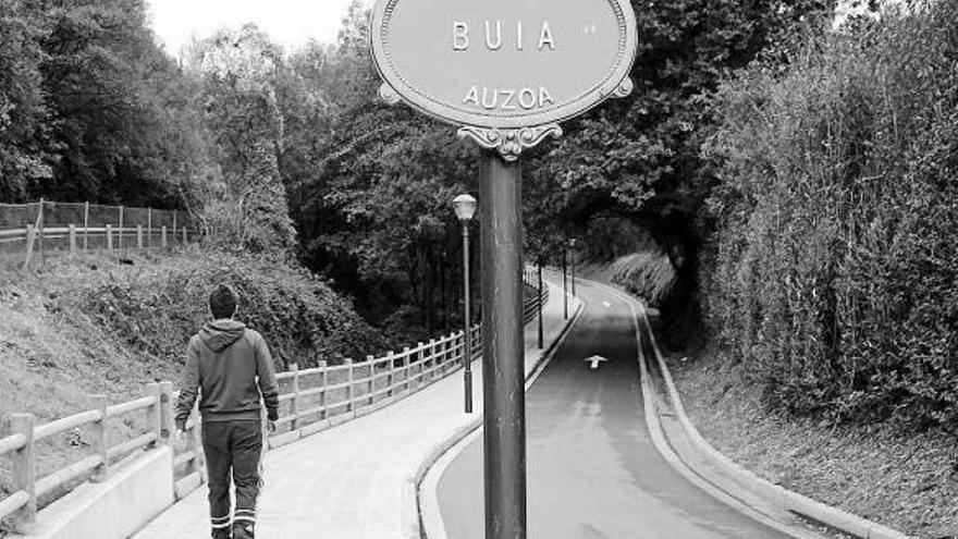 Nuevo paseo peatonal entre Buia y La Peña