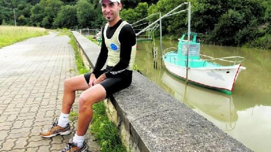 &quot;Mi sueño como ciclista era correr el Giro; ahora mi ilusión es remar en La Concha&quot;