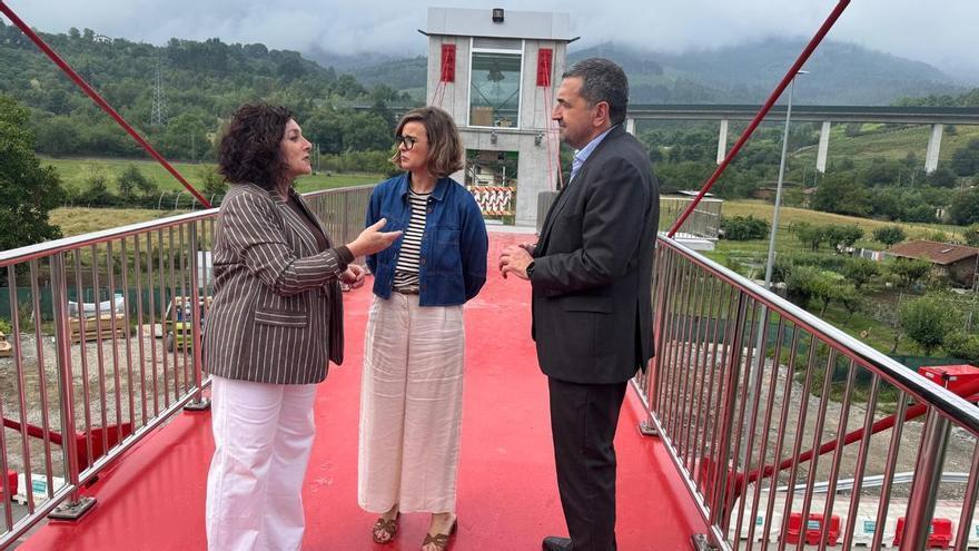 La nueva pasarela de San Antonio encara su recta final en Amorebieta-Etxano