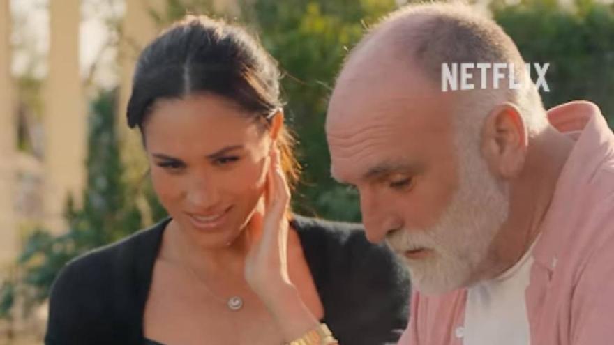 De Navarra a Estados Unidos: Meghan Markle prueba uno de los productos navarros más típicos junto al chef José Andrés