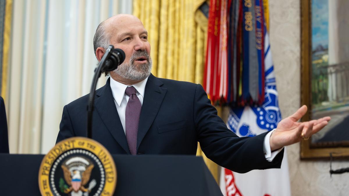 El secretario de Comercio estadounidense, Howard Lutnick