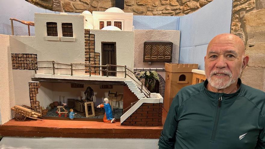 Luis Ibáñez, tres décadas del belenista de Durango