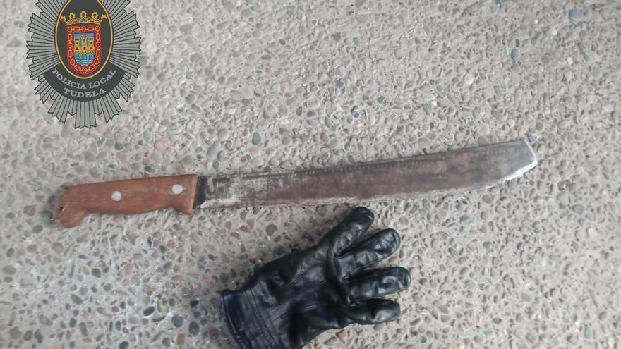 Detenido tras una pelea en Tudela un joven de 20 años que portaba un machete
