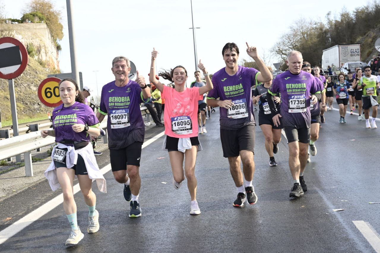 La Behobia, a su paso por Gaintxurizketa