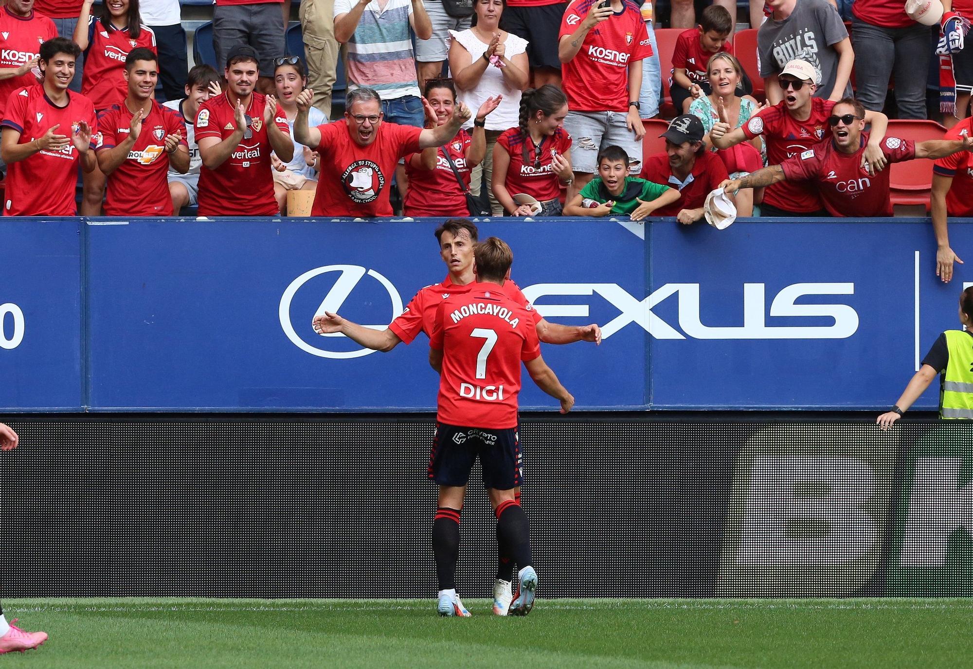 Fotos del gol de Ante Budimir ante el Valencia