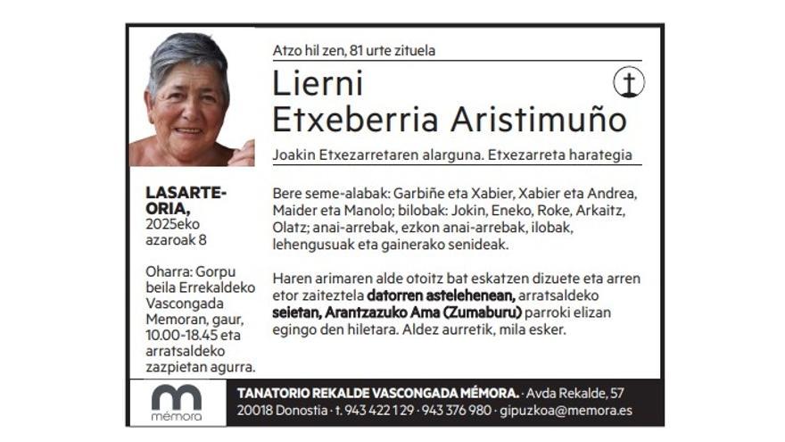 Lierni Etxeberria Aristimuño
