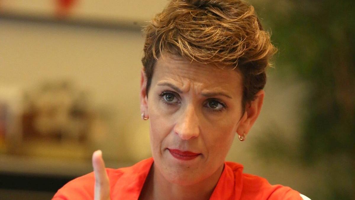 María Chivite, presidenta de Navarra.