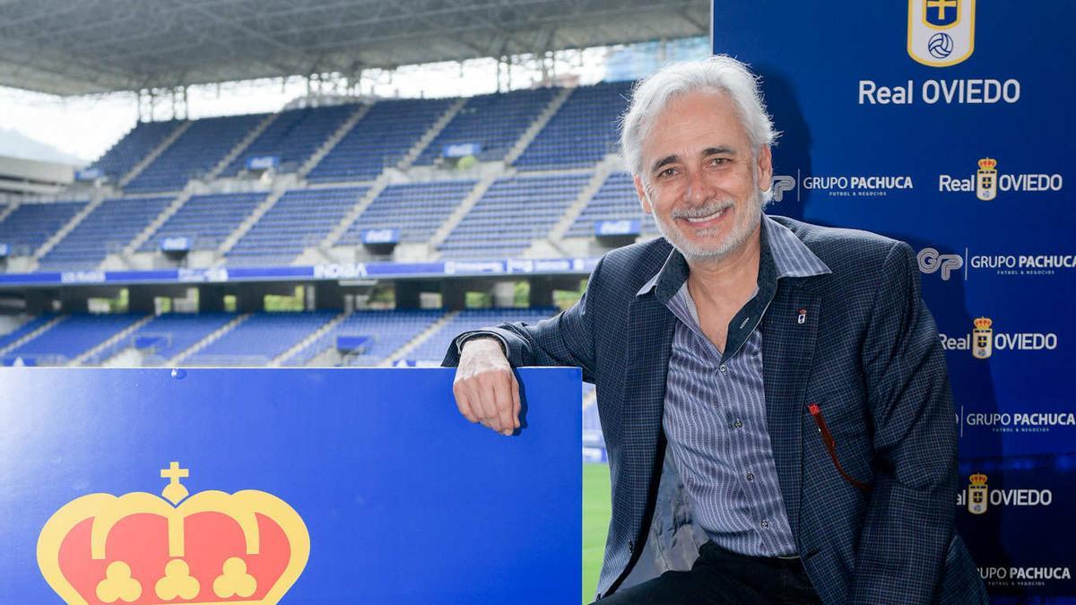 Jesús Martínez, dueño del Real Oviedo. Jesús Martínez, dueño del Real Oviedo.