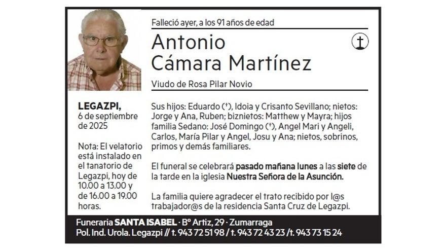 ANTONIO CAMARA MARTINEZ