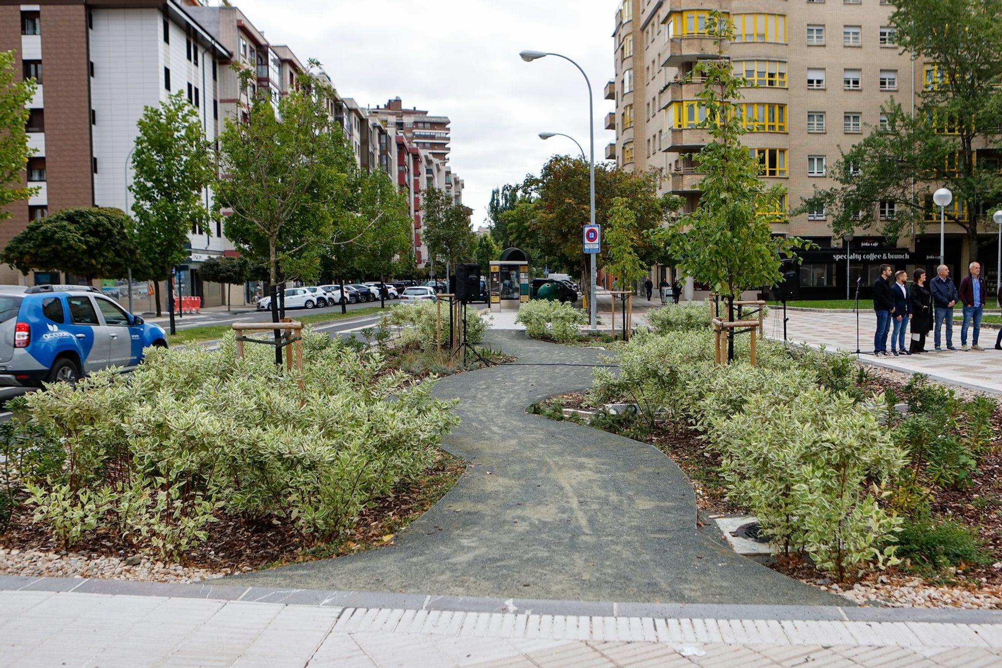 Inauguración del corredor sostenible de Pío XII