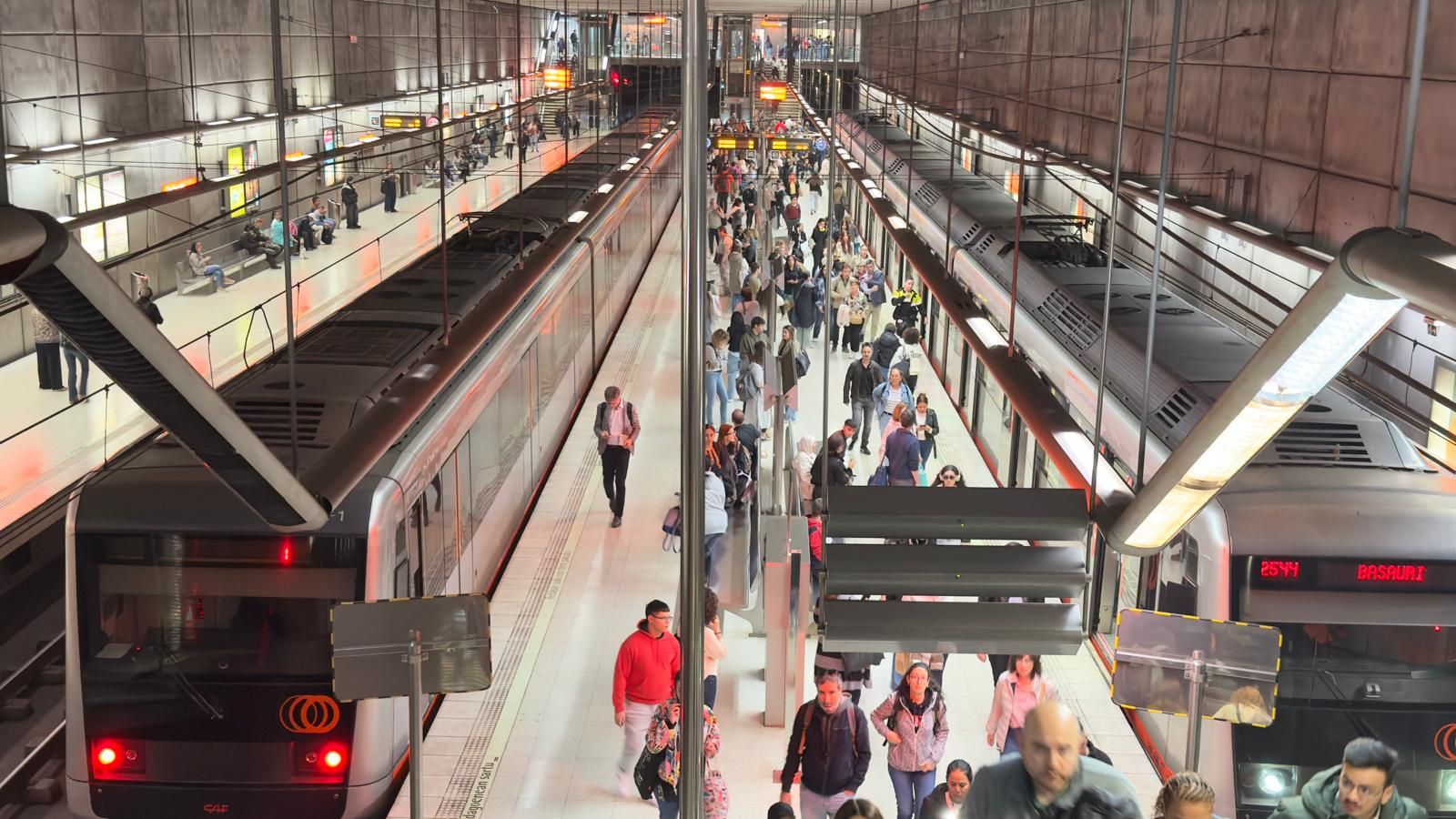 Avería en Metro Bilbao