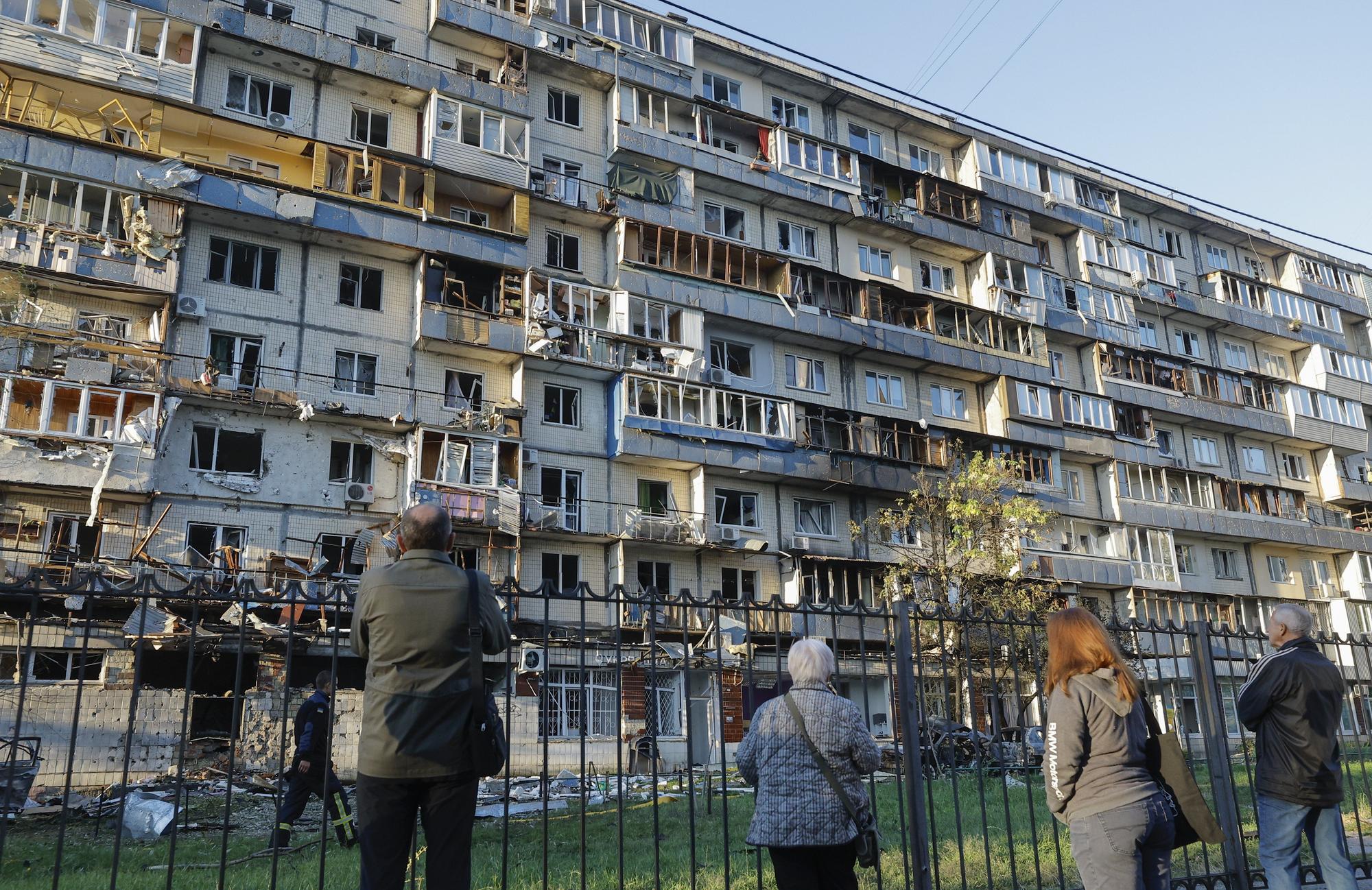 Rusia lanza un ataque masivo sobre Kiev con oleadas de drones y misiles