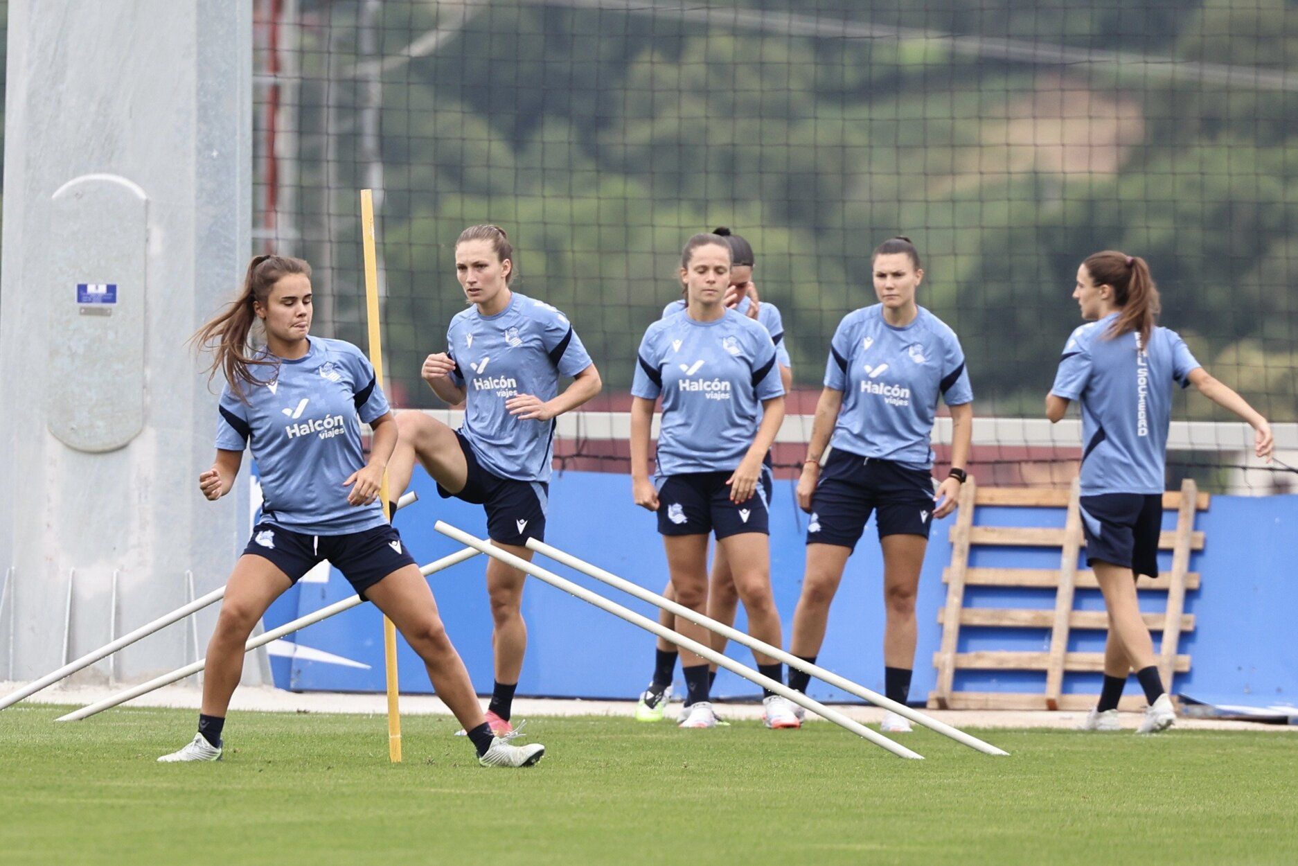 Primer entrenamiento de la Real femenino