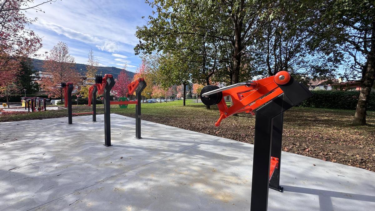 Nueva zona deportiva al aire libre en Lezama.