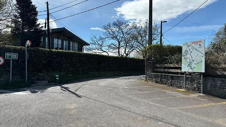 Barrika inicia las obras de calmado de tráfico en el vial de Mendieta que conecta con Sopela