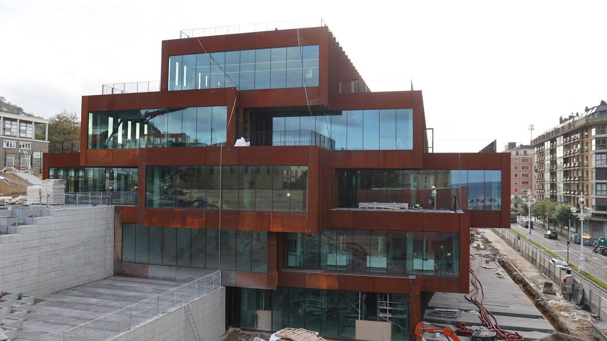 Las obras en el edificio GOe del Basque Culinary Center continúan.