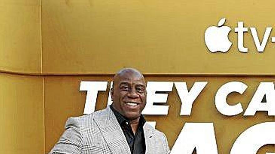 Magic Johnson presenta la serie que contará su propia historia