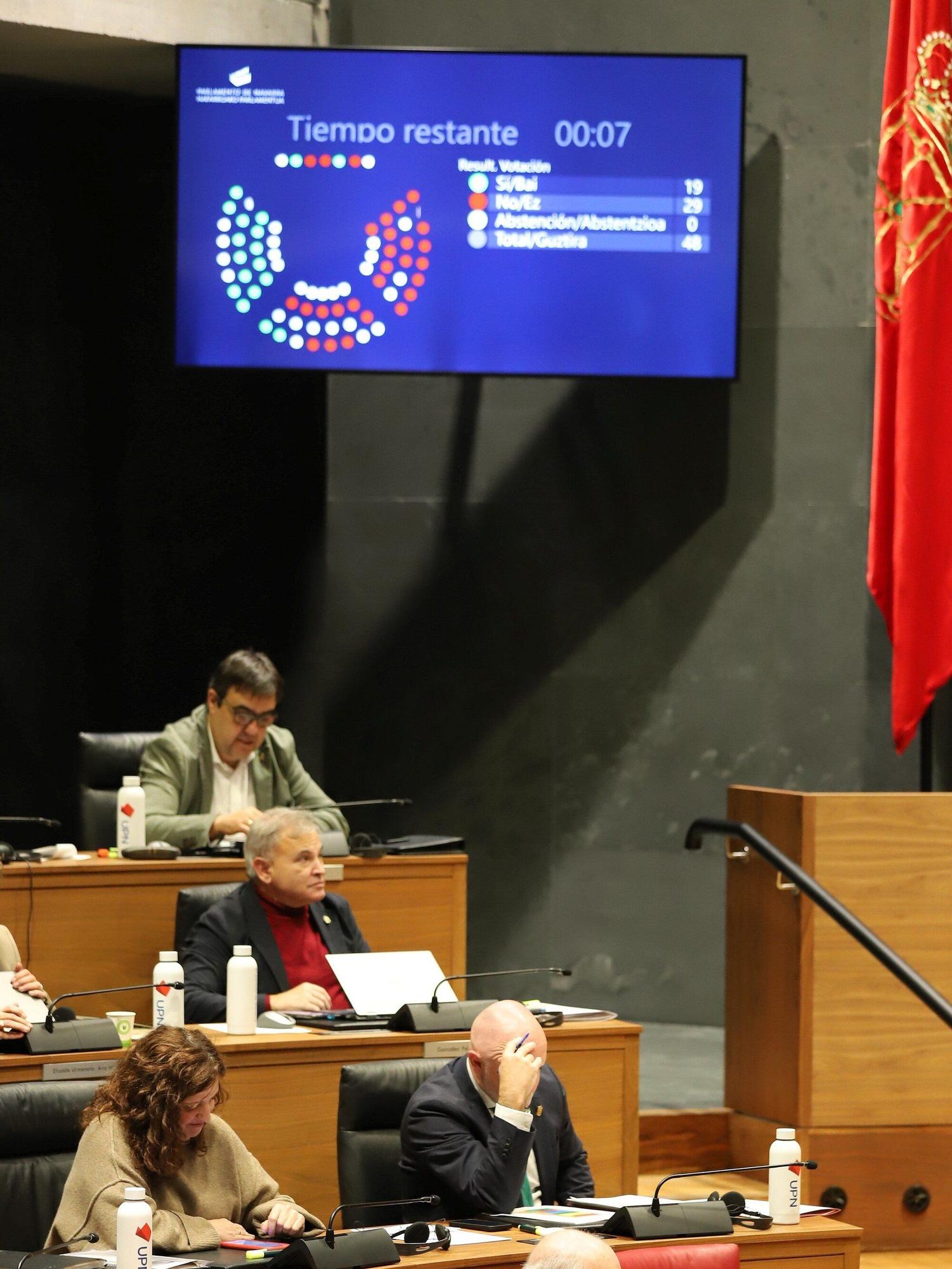 Segunda jornada del Debate sobre el Estado de la Comunidad en el Parlamento de Navarra