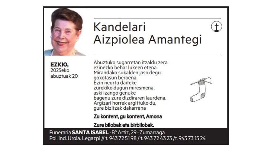 Kandelari Aizpiolea Amantegi