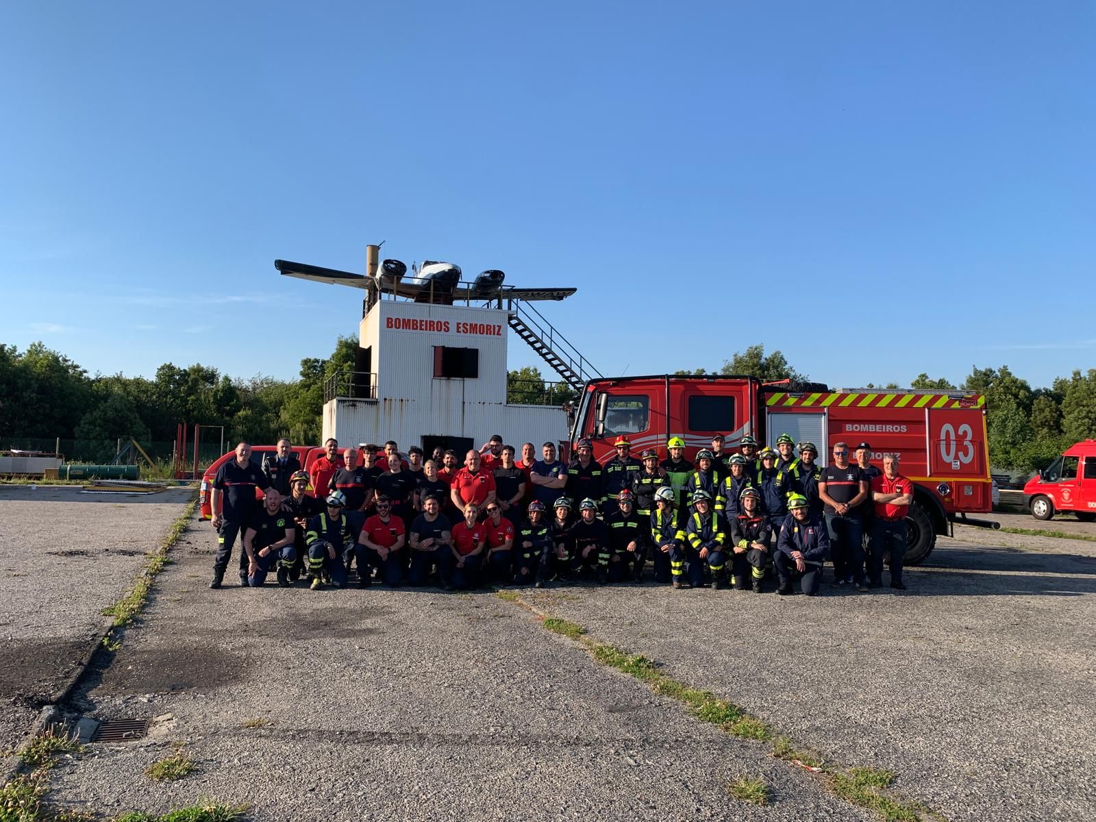 En imágenes: Protección Civil devuelve la visita a los bomberos de Portugal