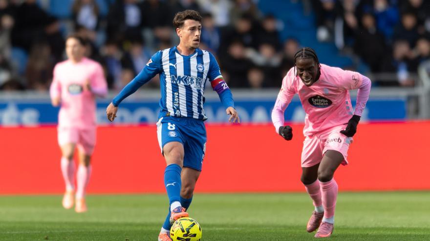 Blanco, el único intocable en la media del Alavés