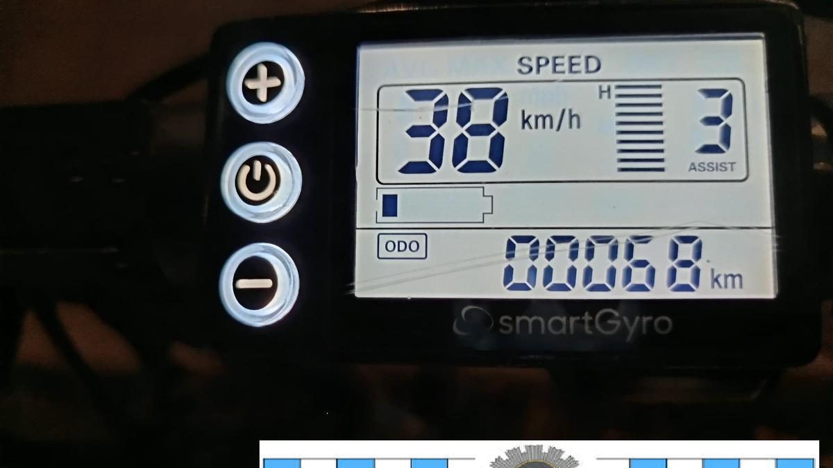 Uno de los patinetes alcanzaba, al menos, una velocidad de 38 km/h.