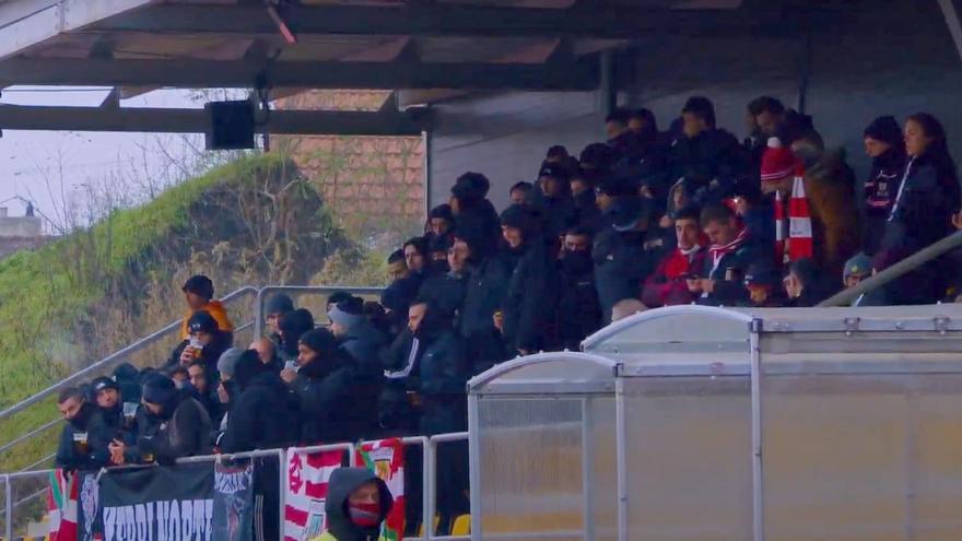 Herri Norte se &#039;cuela&#039; en el partido del Athletic de la Youth League en Praga