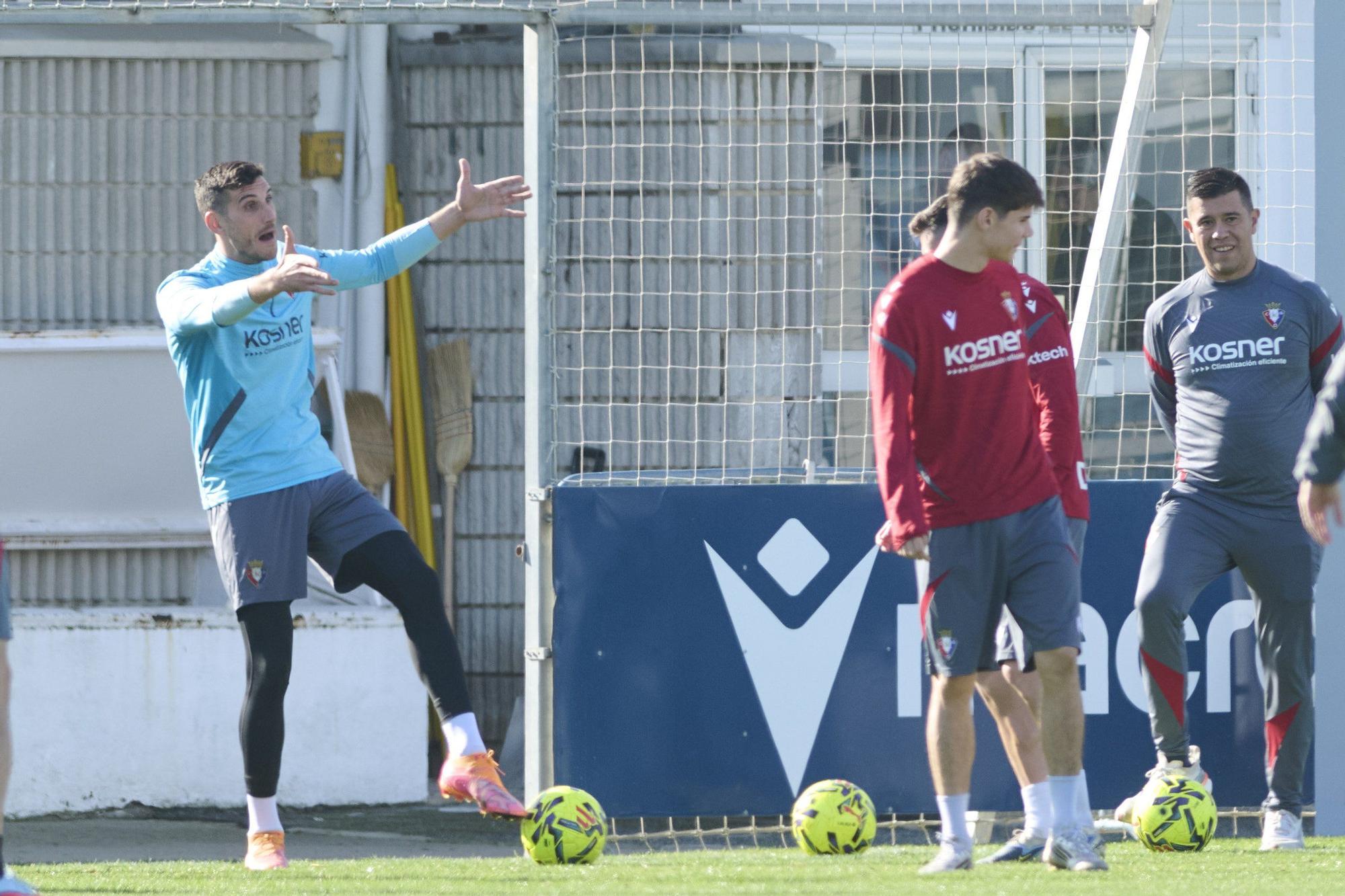 Fotos del entrenamiento de Osasuna (domingo 9 de noviembre)