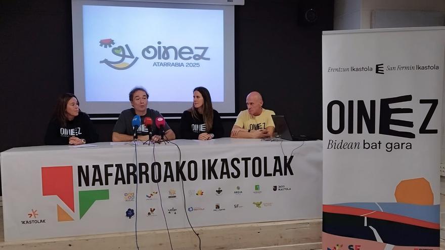 La mano de Irulegi inspira el logo del Nafarroa Oinez 2026, símbolo de unión y colaboración