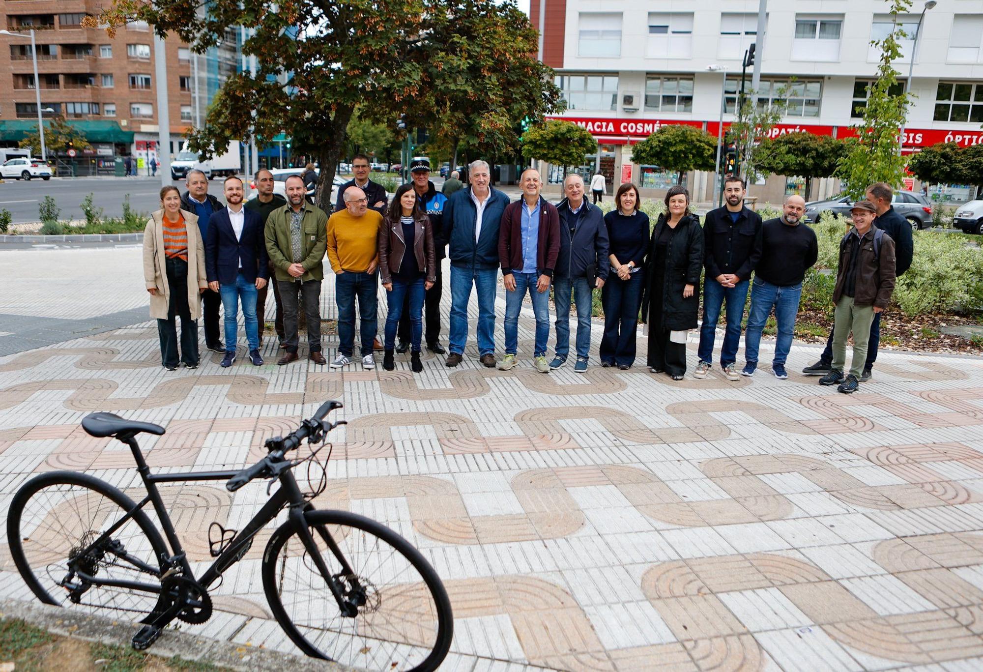 Inauguración del corredor sostenible de Pío XII