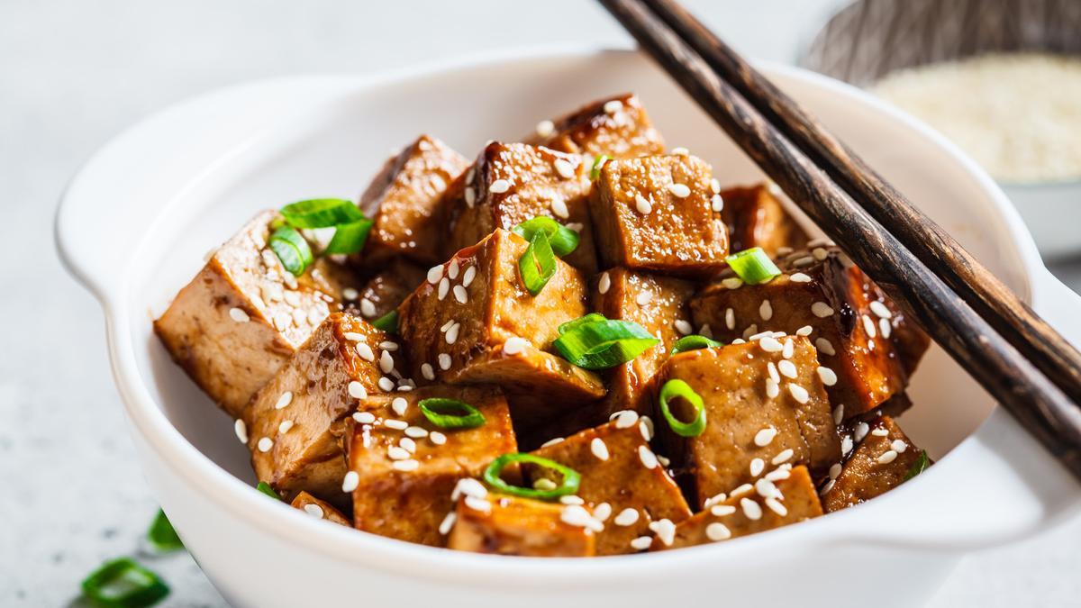 Tofu glaseado