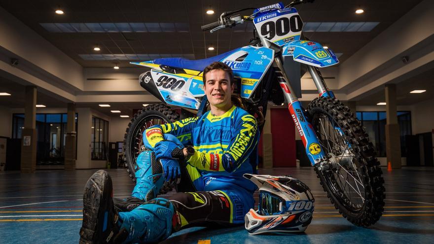 Jon Idiakez se corona campeón de Euskadi de motocross en categoría MX1