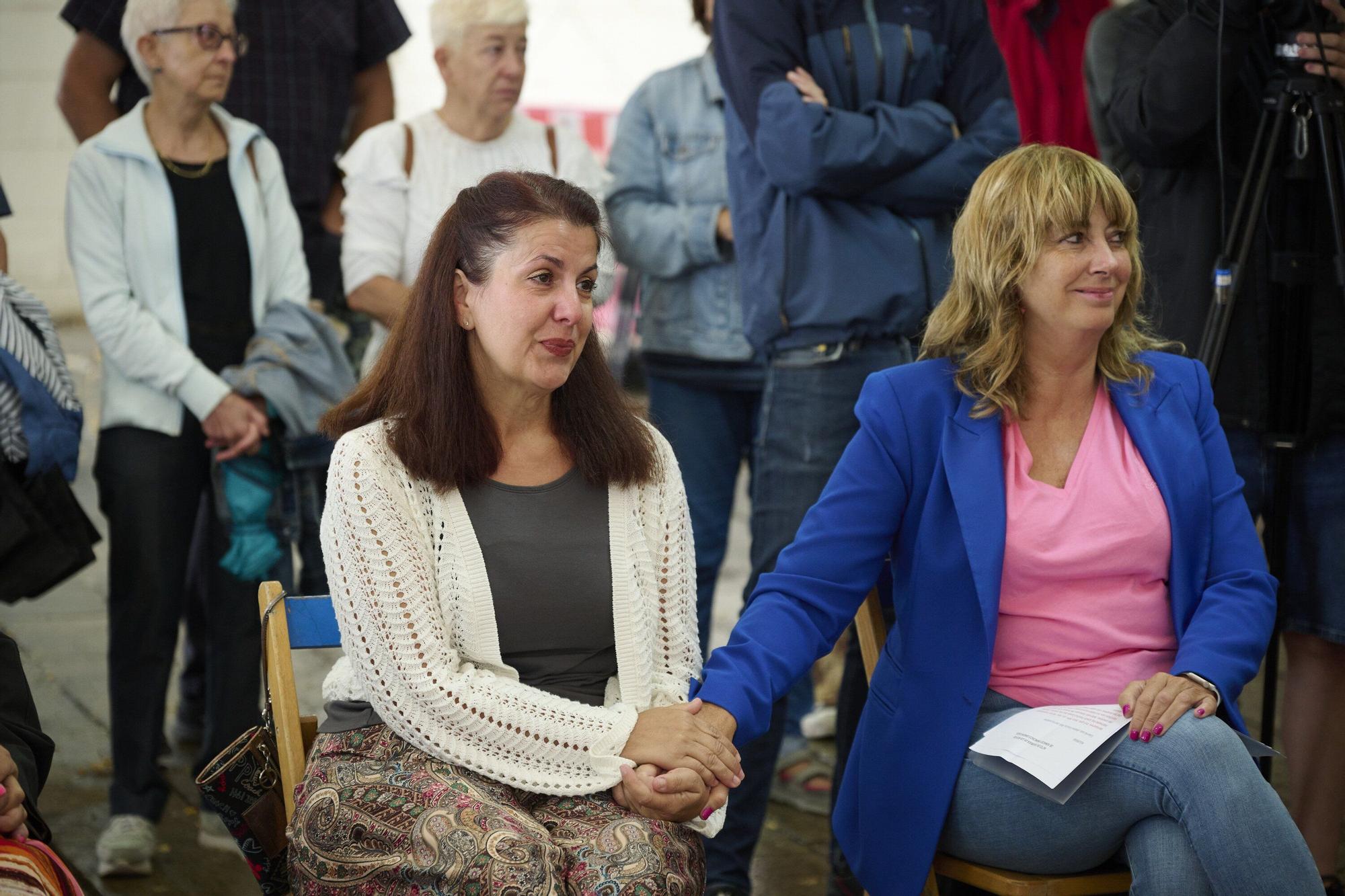 Ana Ollo entrega los restos del joven estadounidense fusilado a su familia en Berriozar