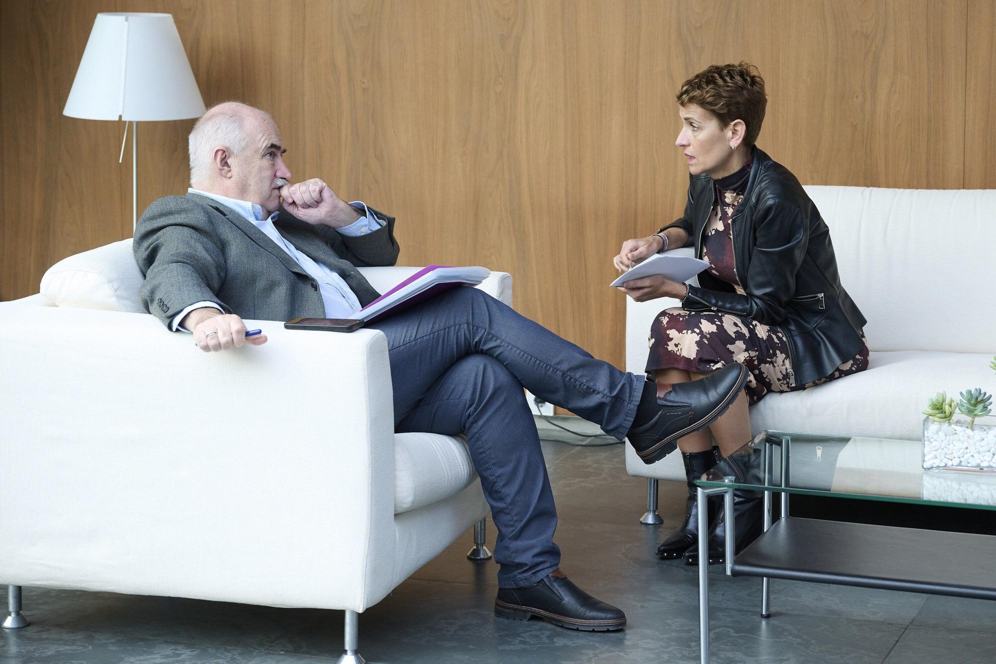 Fotos del pleno del Parlamento de Navarra de este 6 de noviembre
