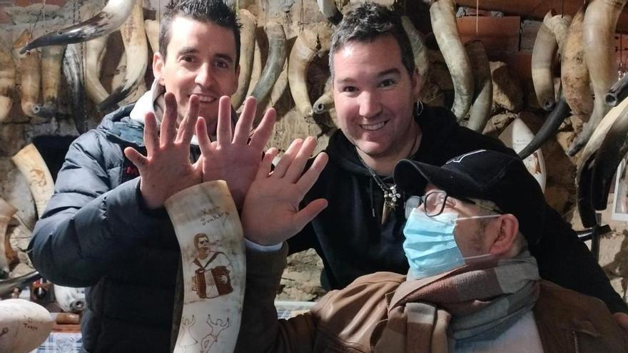 “Kepa Junkera se ha emocionado al ver su cuerno bocinero”