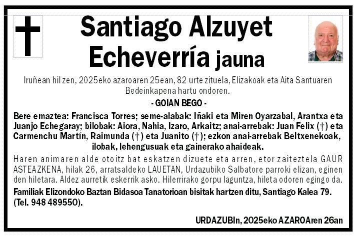 Santiago Alzuyet Echeverría