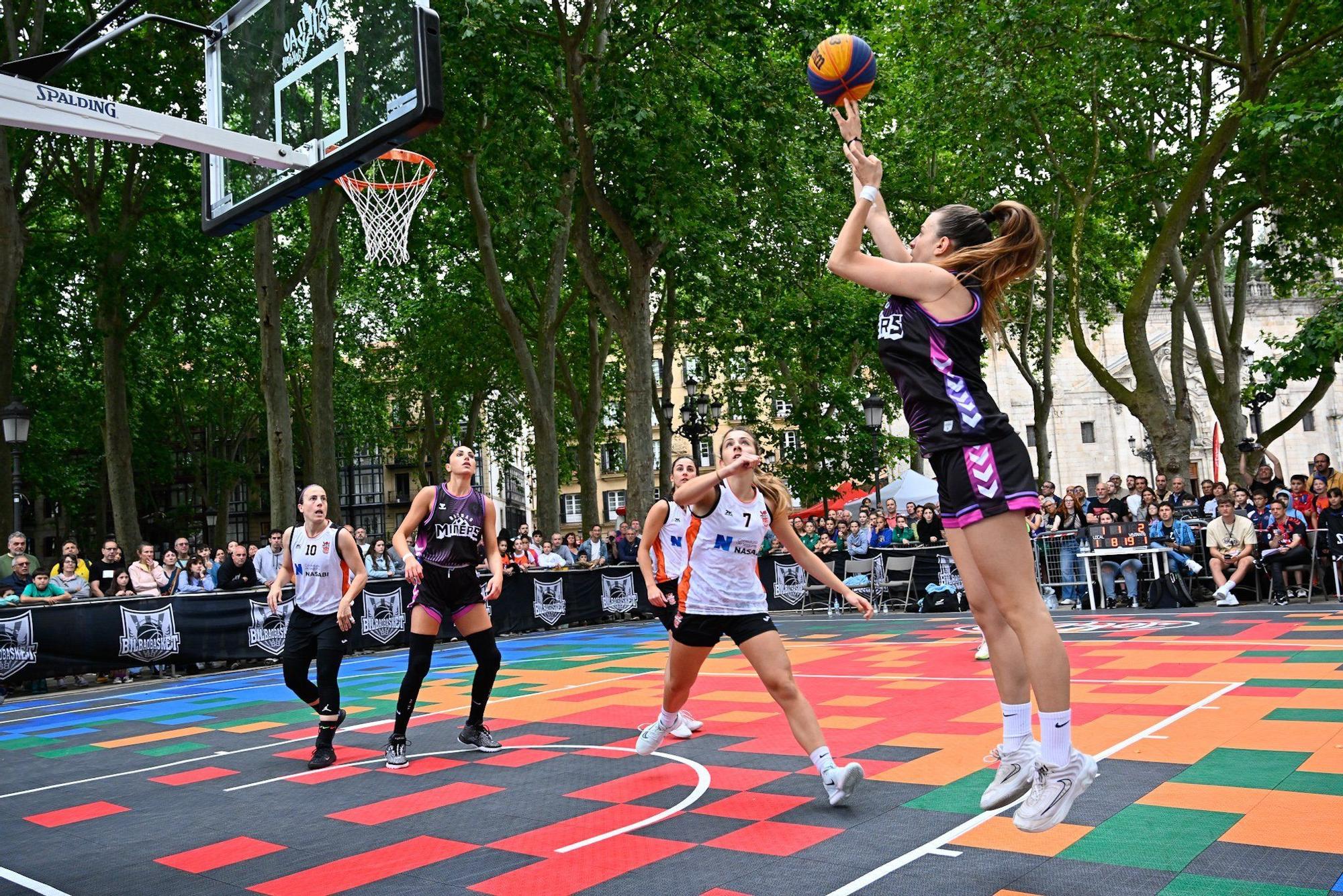 En imágenes: Bilbao se sube al carro del baloncesto 3x3