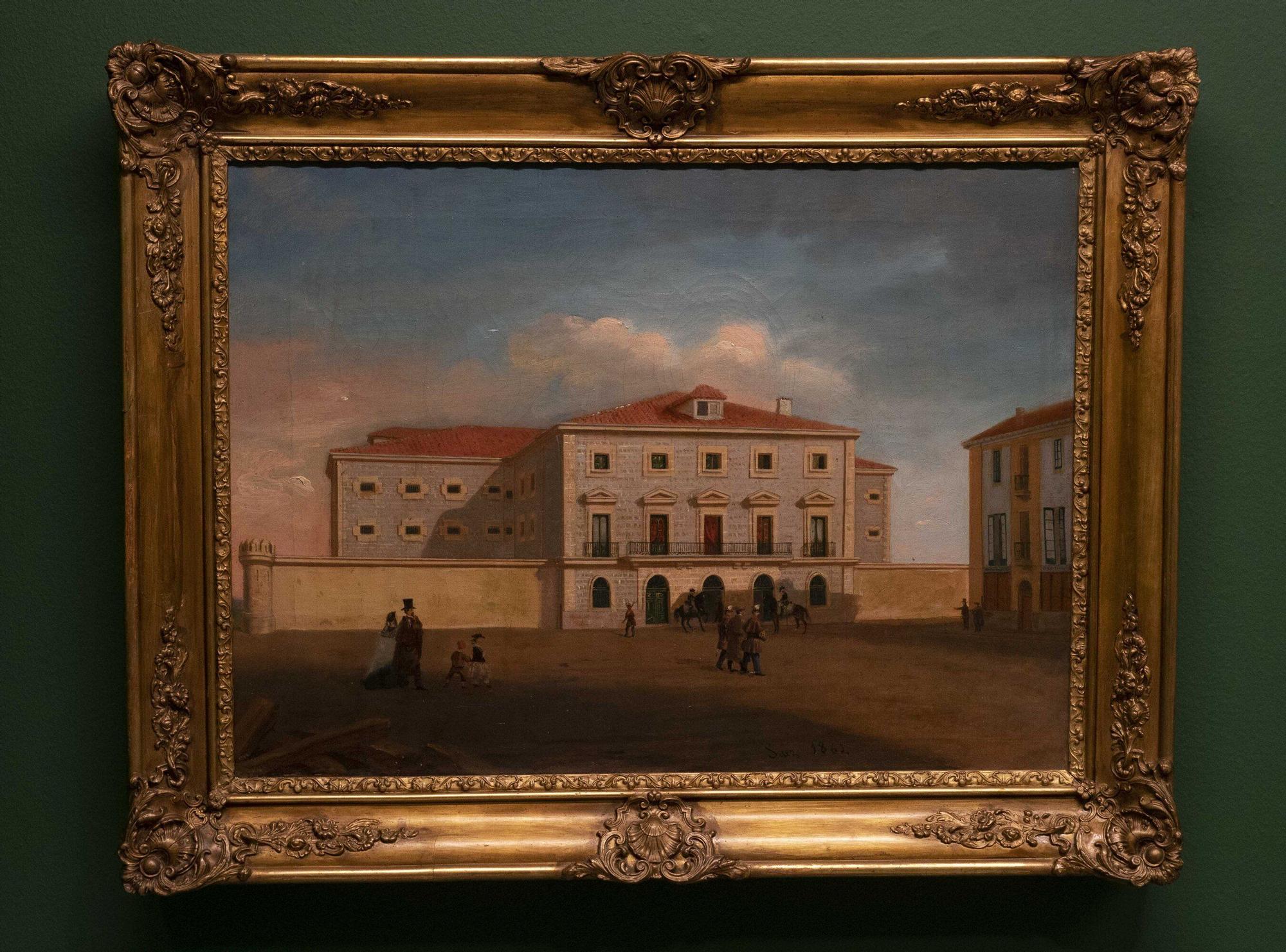 El viaje arranca en el año 1861, con una obra del pintor Juan Ángel Sáez, ‘Cárcel de Vitoria’, que fue conocido como ‘el pintor de la ciudad’