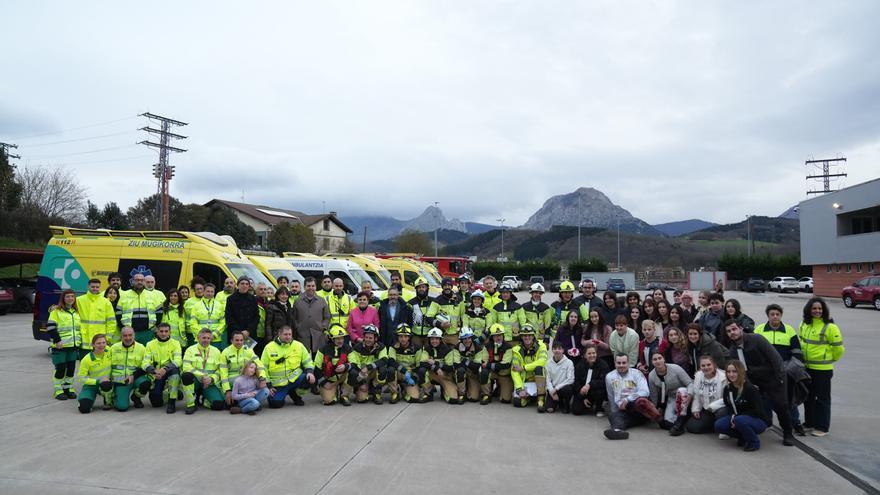 Iurreta, escenario de un simulacro conjunto de emergencia