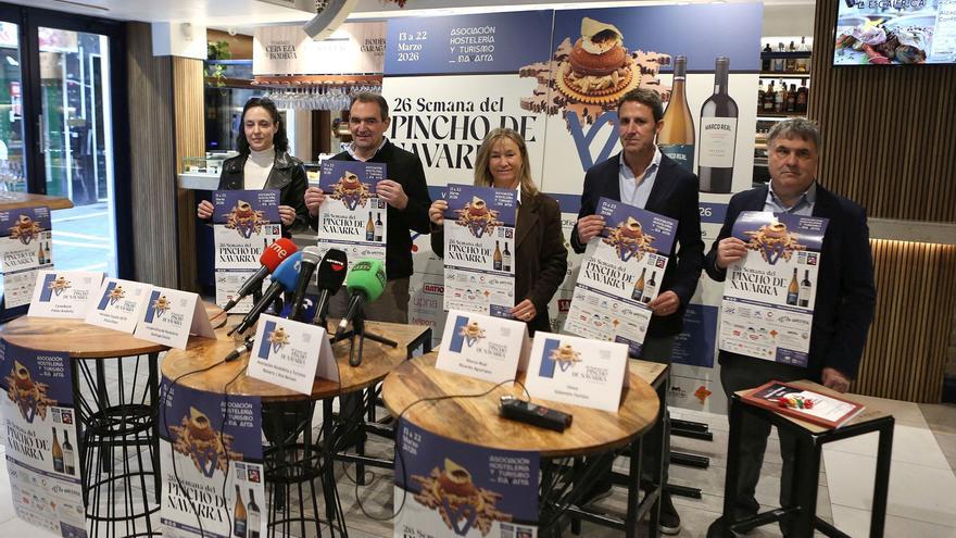 La Semana del Pincho de Navarra celebra su 26ª edición con 66 establecimientos participantes