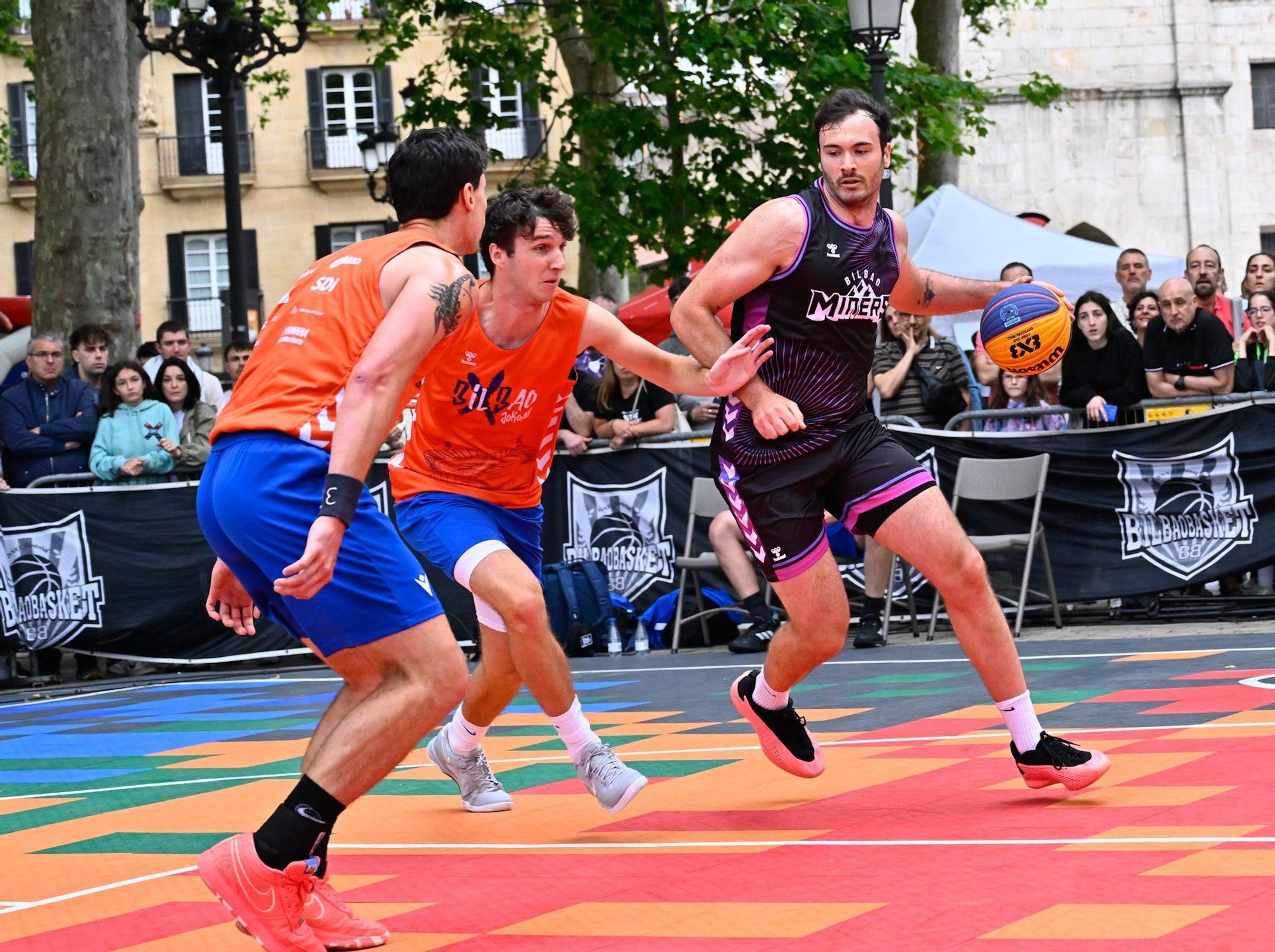 En imágenes: Bilbao se sube al carro del baloncesto 3x3